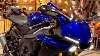 2018 YAMAHA YZF R1 Stock Exhaust System Sound (First Start Up Sound, Walkaround)