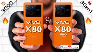 VIVO X80 VS VIVO X80 pro | Camera | Body | AnTuTu | Benchmark | Display | Full Comparison.