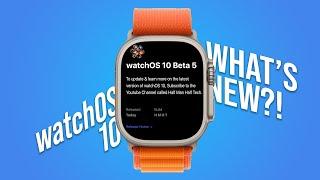 watchOS 10 Beta 5 is OUT! - What's New? - New Features