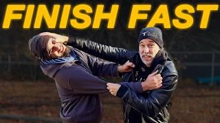 HOW to FINISH a FIGHT in 2 SECONDS | Nick Drossos Self Defense