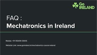 Mechatronics in Ireland  | GoIreland @9150049665