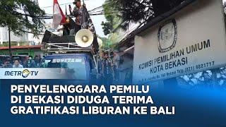 Geger! Penyelenggara Pemilu Di Bekasi Diduga Terima Gratifikasi Liburan Ke Bali Masa Demo KPUD