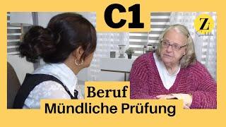 German Speaking Test Level c1, 2022, Mündliche Prüfung telc c1