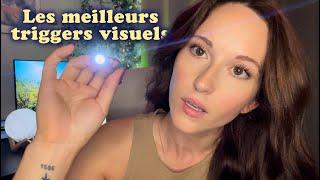 ASMR - 100% triggers VISUELS! (bâtons, lumière, globes, toile d'araignée) avec MOUTH SOUNDS!  