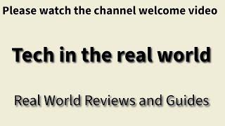  Tech in the Real World – Welcome to Our Channel! 