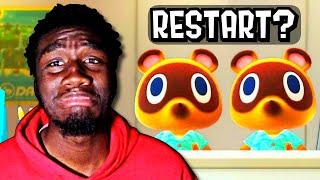 I Deleted 4 YEARS Of Progress On Animal Crossing..