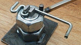 DIY Bender of Steel Nut and Bolt