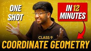 Coordinate Geometry Class 9 in 12 Minutes  | Class 9 Maths Chapter 3 Complete Lecture