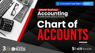 Chart of Accounts | Become a Master of Business Accounting in MS Access Part-3