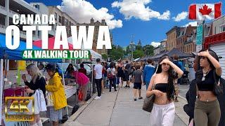 Ottawa Canada  Ooh Festival 4K UHD (HDR) 60 fps  Weekend Walking Tour