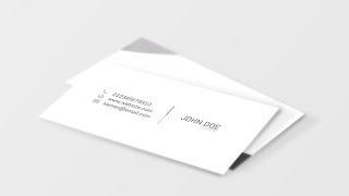 Creating a visiting card in Adobe Indesign and Mockup in Adobe Photoshop