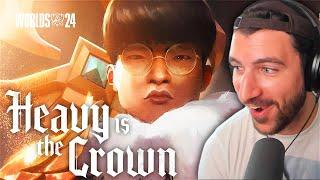 ALL ROADS LEAD TO FAKER - YamatoCannon Reacts to WORLDS ANTHEM "Heavy Is The Crown" by Linkin Park