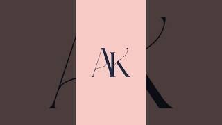 AK Fashion and Clothing brand logo design | #graphicdesign #design #designer #creativity #art #logo