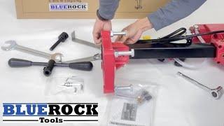 BLUEROCK 8Z1 Unboxing & Assembly Concrete Core Drill Rig Stand Drilling How to Setup