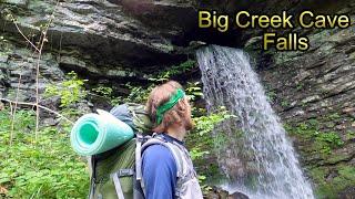 Hiking to Big Creek Cave Falls | Ozark National Forest