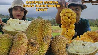 PESTA BUAH BERDURICAMPUR RASA NANGKA CAMPEDAK + DURIAN MONTONG MENGEJUTKAN...