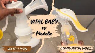 Comparing the Medela Harmony to the Vital Baby Manual Breast Pump | My Experience | Vital Baby Pump