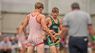 175 – Alex Gagnon {G} of Illinois Cornstars vs. Evan Hamblin {R} of Martinsville HS