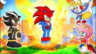 SONIC SPIDERMAN's Bad Day, But He's A Chill Guy | Sonic The Hedgehog 3 Animation