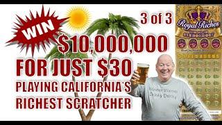 3 of 3 FULL BOOK of California's MOST EXPENSIVE SCRATCHER