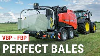 KUHN – VBP-FBP Baler-Wrapper combinations (in action)