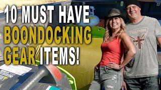Ten Must Have Boondocking Gear Items - Full Time RVing