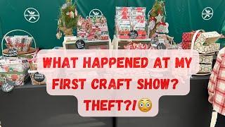 Holiday craft fair recap. My experience dealing with theft + some bonus card making.