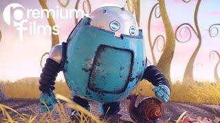 Robot overcomes its fears to help others | Animated short film "The Robot and the Whale"