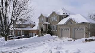 Winter Snow Walk in VAUGHAN Ontario Canada  Exploring Toronto GTA Real Estate Homes Homes