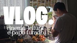 vlog - cinema, leitura, francês e parque.