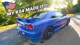 TAKING DELIVERY OF MY R34 SKYLINE IN AMERICA!!!