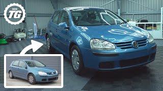 15-Year-Old VW Golf TRANSFORMED By Top Car Detailers | Top Gear Clean Team