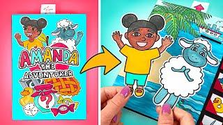 How To Make Adventure Paper Game Book? || Craft And Play! || FUN DIY!