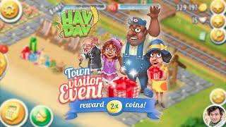 Double Coins With Town Visitor Event Reward in Hay Day Level 82 | Part 10 - Freedom Farm