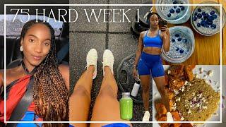 FITNESS VLOG  75 HARD WEEK 1: Meal Prep, Workouts, Daily Health Routines...