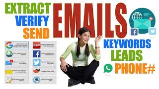 extract emails with niche Keyword/collect keyword targeted emails using search engine