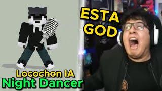 LOCOCHON reacciona a su IA CANTANDO NIGHT DANCER 