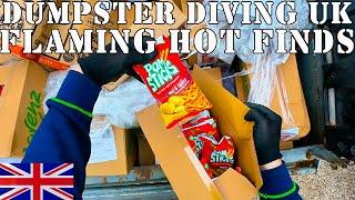 FLAMING HOT SCORES DUMPSTER DIVING UK