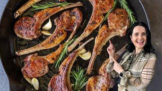 Easy Pan Seared Lamb Chops