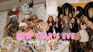 NEW YEAR'S EVE PARTY | Throwing a NYE Party, Amazon Party Finds, NYE Vlog