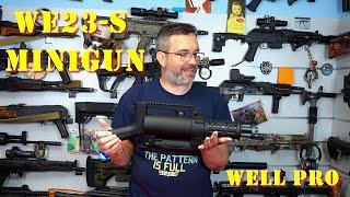 Airsoft - WELL PRO - WE23S Minigun [French]