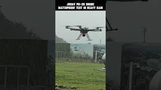 JOUAV PH 20 Drone Waterproof Test in Heavy Rain