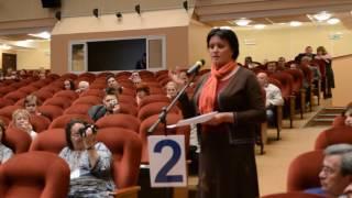 Ольга Мельникова на публичные слушаниях 16 мая