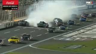 Chris Buescher flip at Charlotte Motor Speedway Coca-Cola 600