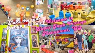 New Vintage Store, SUPER JUNK, Monument, CO | Take The tour & Shop with Me | It's an Experience!!