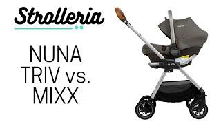 Nuna TRIV vs. Nuna MIXX Stroller Comparison