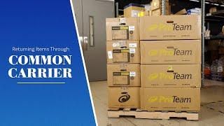 How to Package Items for Common Carrier Returns