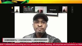 BIAFRA GOVERNMENT AGENDAS & FUNDRAISER