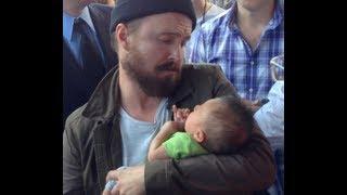 Aaron Paul with a BABY!