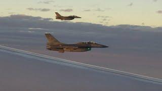 Taiwan deploys F-16 fighter jets to escort President Lai’s plane | VOA News